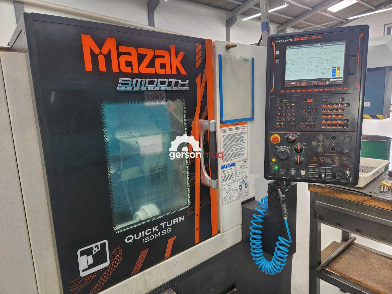TORNO CNC MAZAK QT150M SG – 2020 – FERRAMENTA ACIONADA